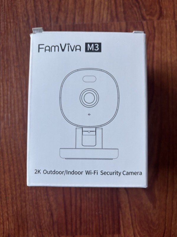 FamViva M3 2K Wi‑Fi Indoor/Outdoor Security Camera Black gallery