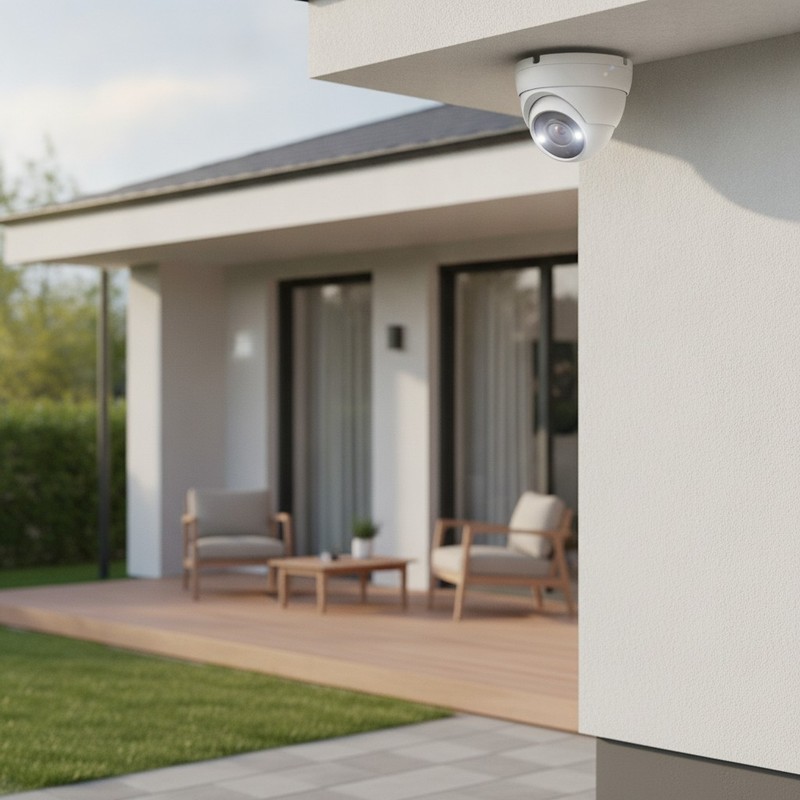Efficient 5MP Dome CCTV Camera – 65ft Night Vision & Compatible with 5MP/8MP DVR