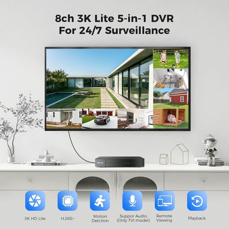 Smart 8-Channel DVR Security System with Remote Monitoring & No Monthly Fees gallery