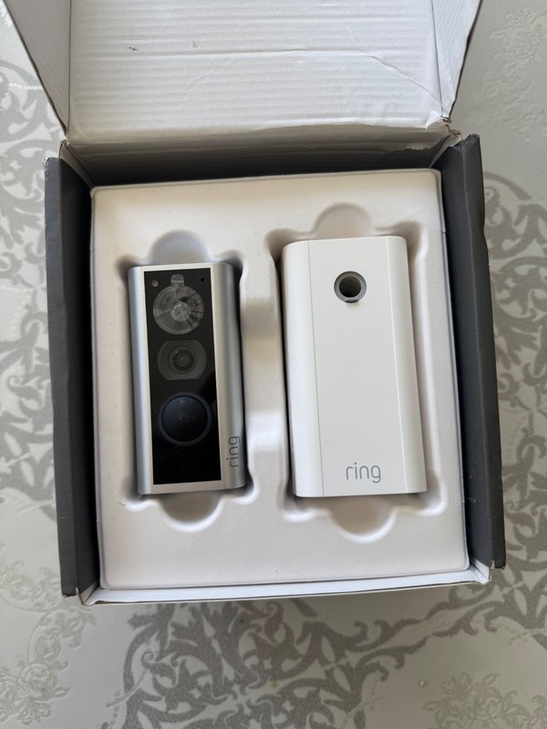 Ring Peephole Camera Cam Video Doorbell 1080p HD open box never used Read!!