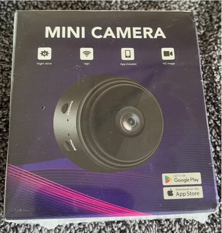 Brand New Mini Camera, App Controlled, WiFi, Night Vision, HD Image, Magnetic