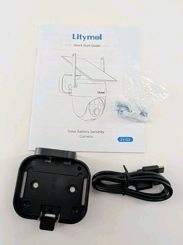 Litymol 4G LTE Solar Security Camera ZY-G2 2K HD Wireless Outdoor 360° PTZ IP65 gallery