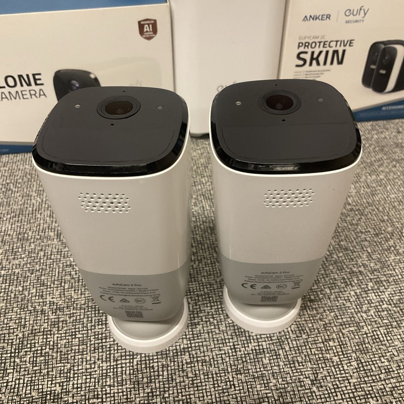 Eufy Camera Lot EufyCam Solo, EufyCam 2 Pro, Homebase 2 + Protective Skins gallery