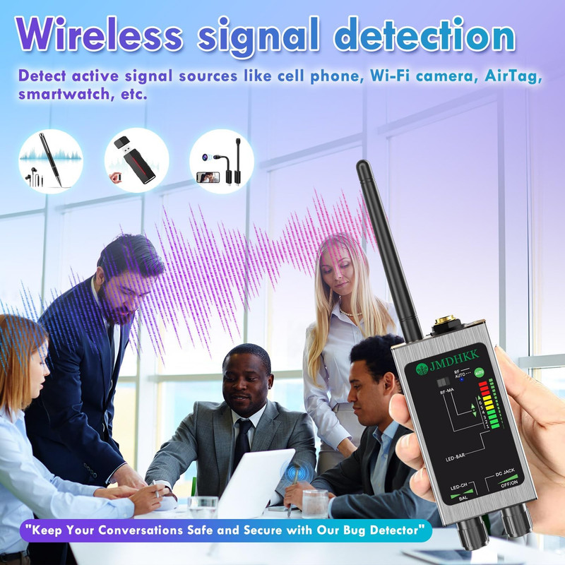 M8000 Portable Hidden Camera & Bug Detector for Travel and Privacy Protection gallery