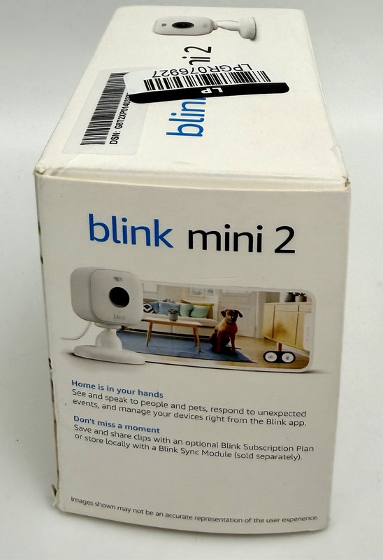 Blink Mini 2 Security Camera 1080p Wired Indoor Outdoor Night Vision Audio gallery