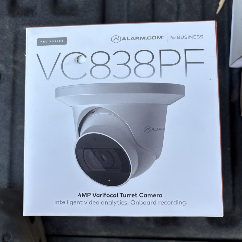 Alarm.com ADC-VC838PF Indoor/Outdoor 1080P PoE 4MP Varifocal Turret Camera