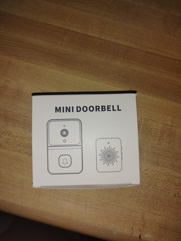 Wireless Mini Video Doorbell with HD Camera Two Way Audio and Smart Night Vision
