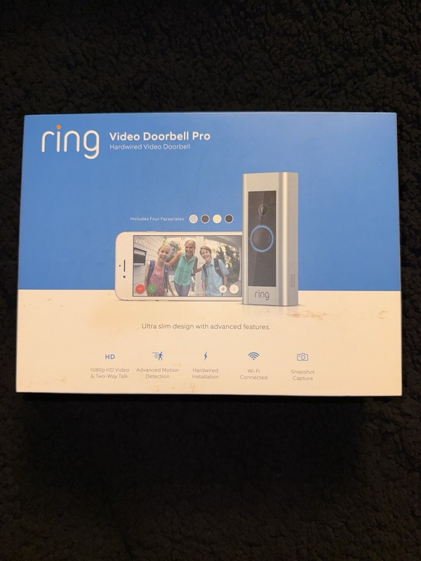 Ring Doorbell PRO NIB NEVER OPENED FACTORY SEALED