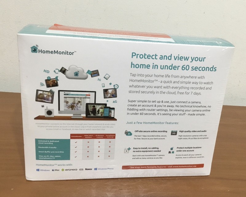 Home Monitor Indoor Wi-Fi Hd Video Camera New Sealed gallery