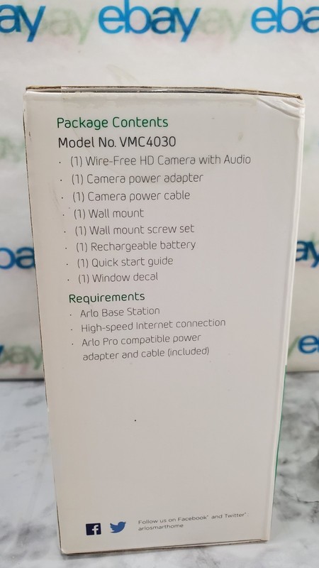 ✅️⭐️ NETGEAR Arlo Pro VMC4030 Add-on Wire-Free Camera HD Night Vision Waterproof gallery