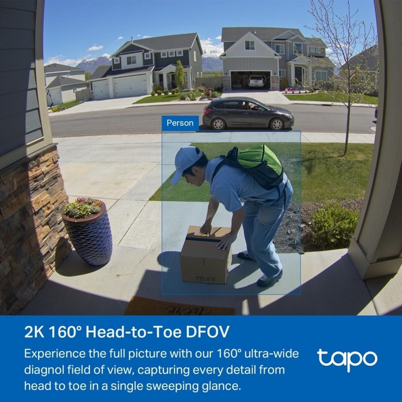 D210 Doorbell Camera Wireless 2K 3MP Ultra-Clear Doorbell Camera Battery Video gallery