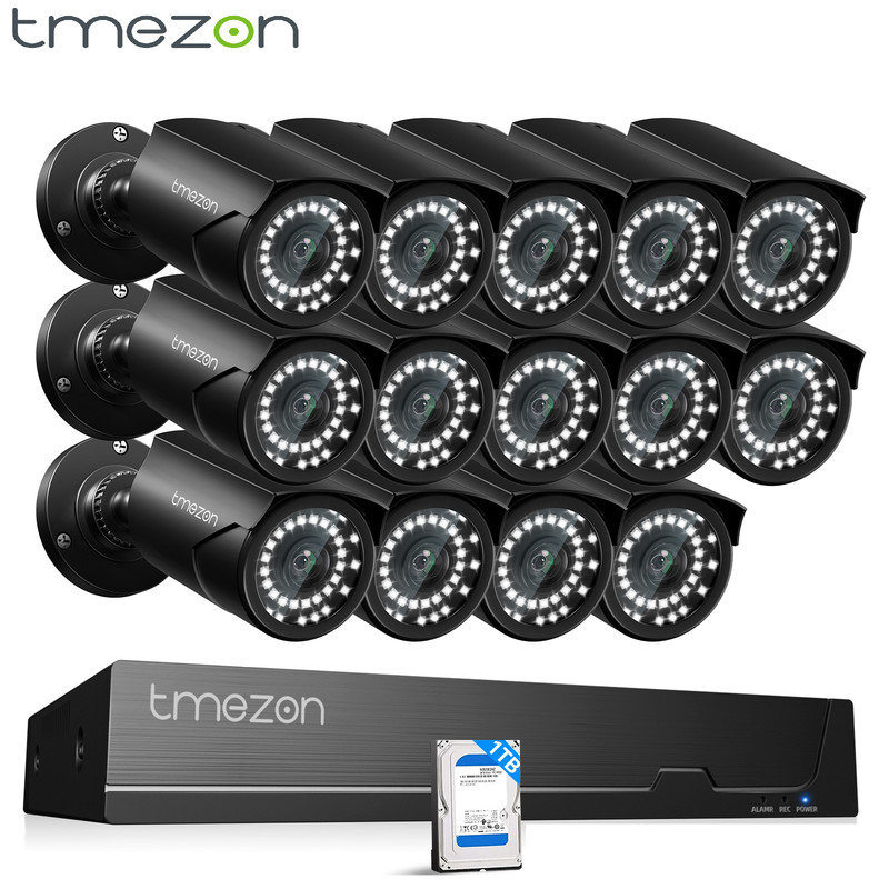 PoE Security Camera System H.265+ Outdoor Human/Vehicle/Pet Detection Waterproof gallery