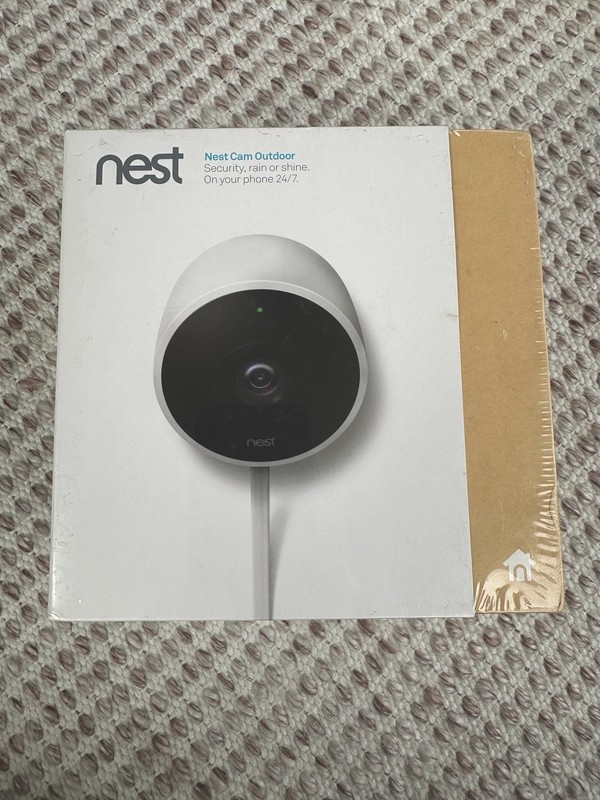 Nest Cam Outdoor Security Camera Wi-Fi Wired 1080P NC2100ES（Google) NEW SEALED