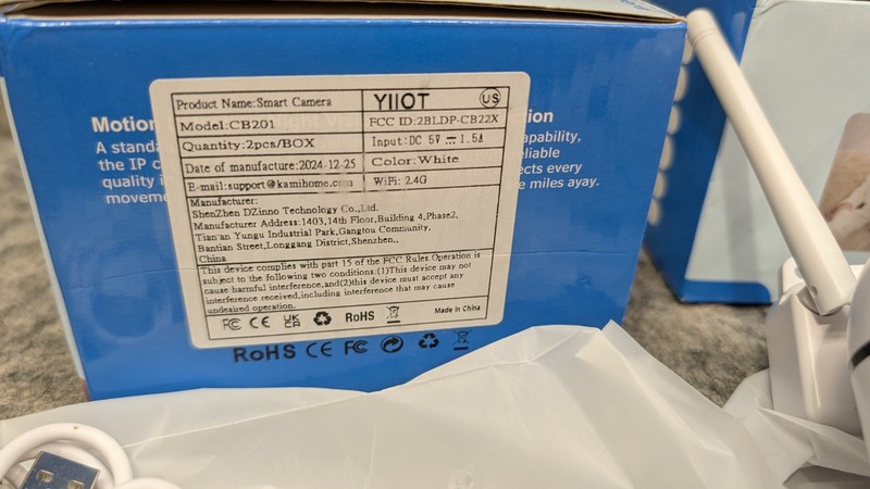 4 x Smart Wi-Fi Camera Model: YIIOT CB201 🔥New🔥 gallery