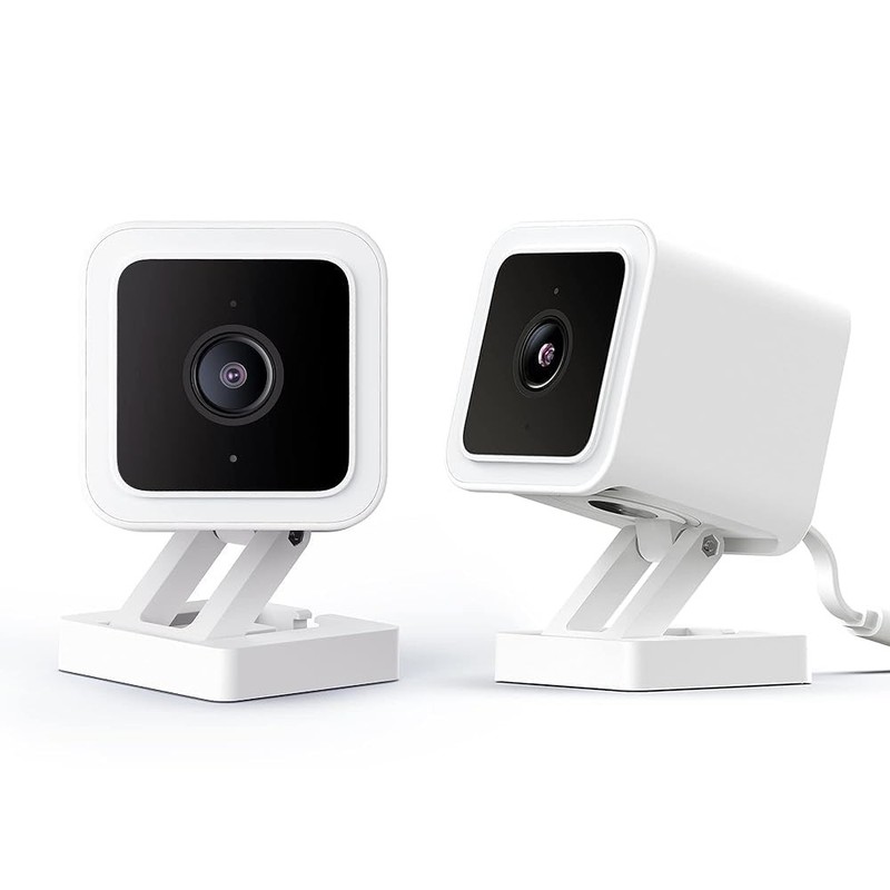 Juego De Dos Camaras De Seguridad Con Vision Nocturna Estilo De Lujo Pro