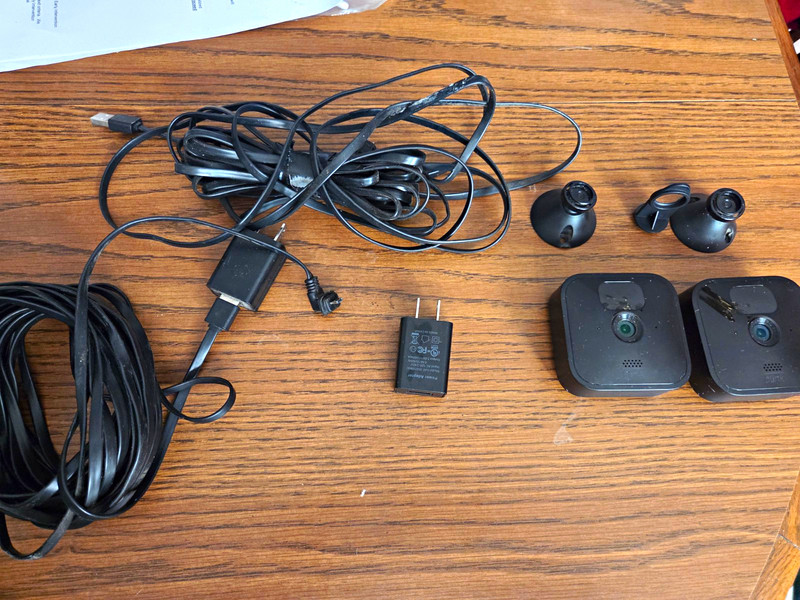 Blink Outdoor Wireless Battery IP Cameras 2-Pack Black Night Vision 2-Way gallery