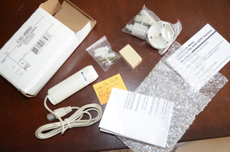 Pass & Seymour Legrand F2283L-12167 Ivory Cat 5 Bullet Camera C5C-BBIO 4C0177