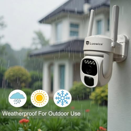 Solar Security Camera Wireless Outdoor, 3W Solar Panel, 360° Pan Tilt Solar gallery