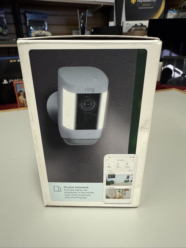 Ring Spotlight Cam Pro Wireless 1080p Battery Surveillance Camera- White SEALED✅ gallery
