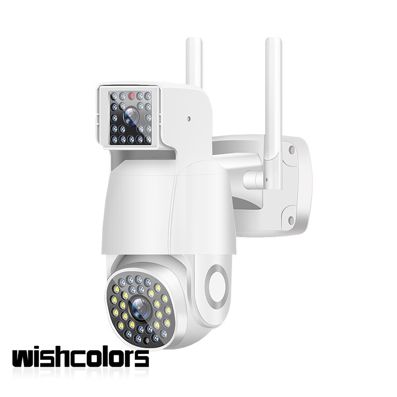 2MP Waterproof Outdoor Security Camera Wifi Dual Lens Full Color Night Vision gallery