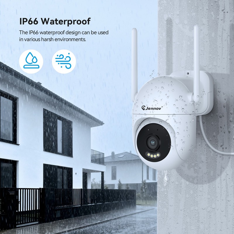Jennov Wireless Security Camera Smart Night Vision Outdoor 2.4/5 G WiFi Cameras gallery