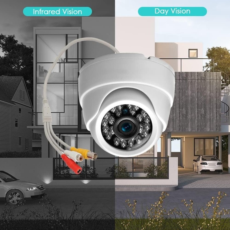 Surveillance Made Easy: HD 800TVL Dome CCTV Camera with Night Vision & Audio gallery