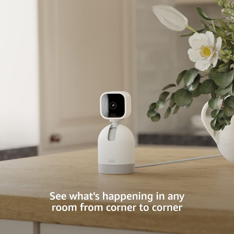 Mini Pan-Tilt Camera (Newest Model), Rotating Indoor Plug-In Smart Security Came gallery
