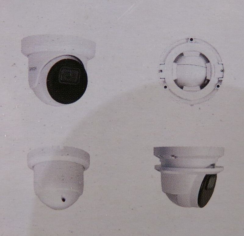 Avycon AVC-TE51F28, 5MP HD Analog IR Turret Outdoor Dome Camera, White, New S4 gallery