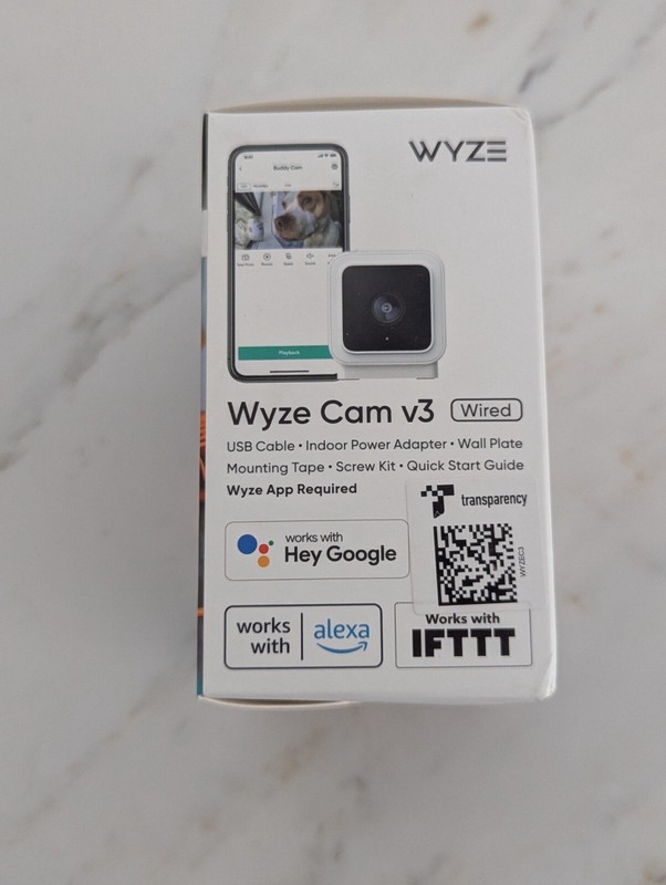Wyze Cam v3 Indoor/Outdoor Wired Camera Brand New Factory Sealed Box gallery