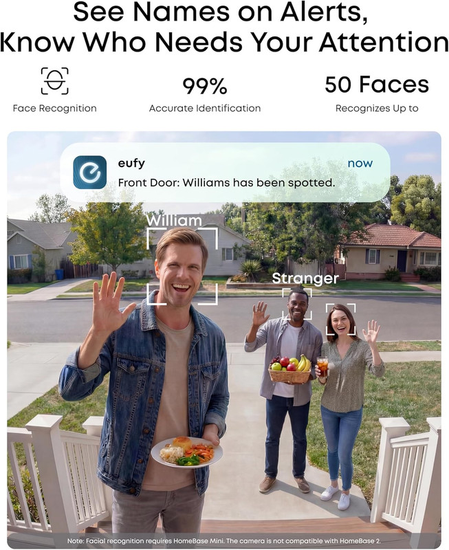 Eufy Security Eufycam C37 4-Cam Kit, Security Cameras Wireless Outdoor, 360° AI gallery