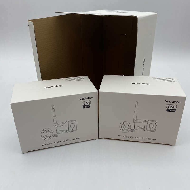 Septekon S50 1080P Wireless Outdoor Security Camera (2-Pack) Work with Alexa gallery