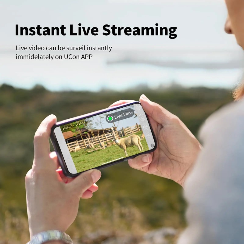 4G LTE Cellular Solar Security Camera 2K HD Video Game Cameras Not Support WiFi gallery