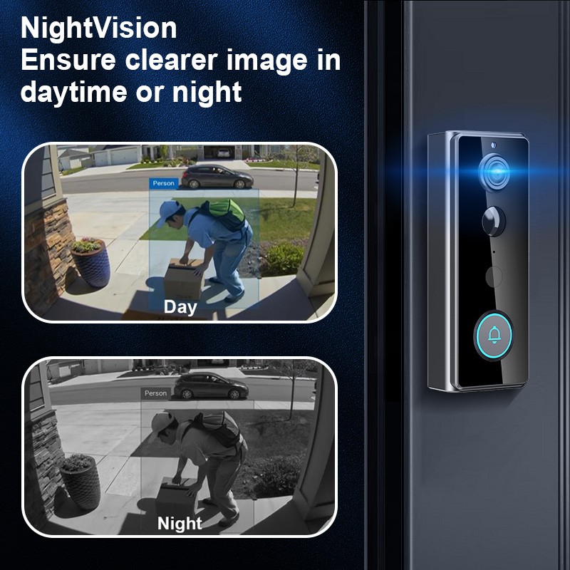 Video Doorbell Camera Wireless WiFi Tuya Doorbell Camera with Human Detection gallery