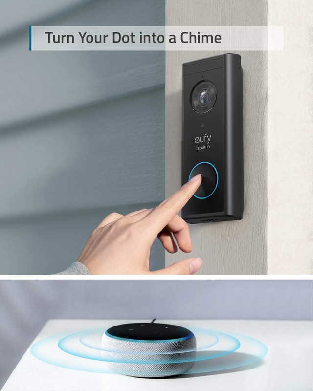 eufy Wireless Video Doorbell 2K Security Camera Intercom Local Storage HomeBase2 gallery