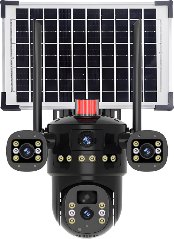 Solar Security Camera Wireless Outdoor WiFi Night Vision PIR Sensor Surveillance