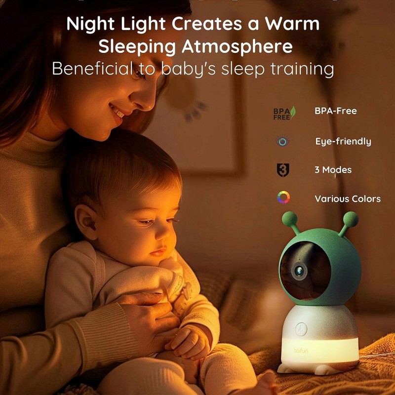 1080P HD Digital Video Baby Monitor,2.4GHz WiFi Night Vision Auto Tracking gallery