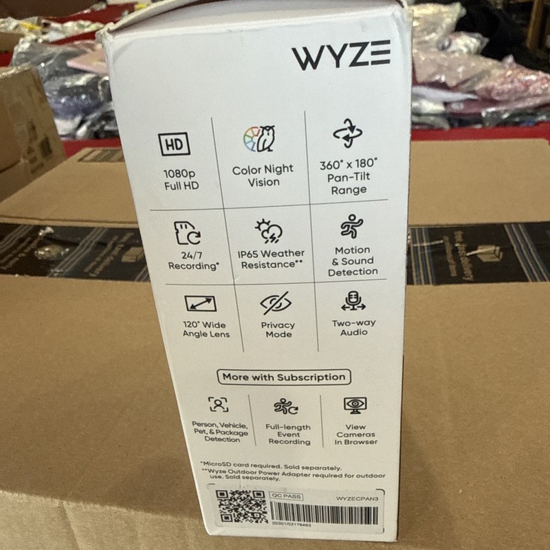 Wyze Cam Pan V3 1080p Indoor/Outdoor Wi-Fi PTZ Smart Home Camera gallery