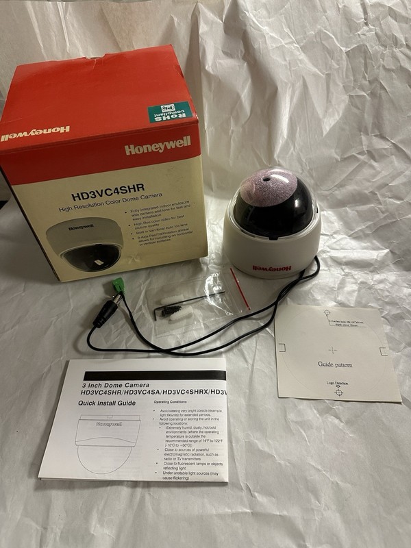 NEW Honeywell High Resolution Color Dome Camera HD3VC4SHR