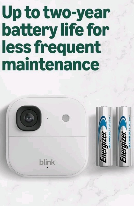 Blink Outdoor 2K+ Wireless Security Camera - 3 Camera System NEW SEALED gallery