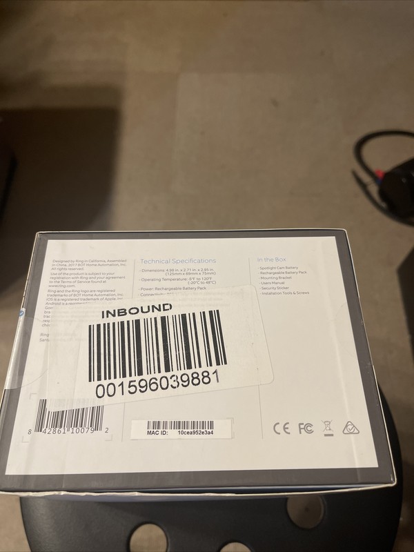 Ring Spotlight Cam Outdoor Battery Powered Security Camera Black NIB Fast Ship gallery
