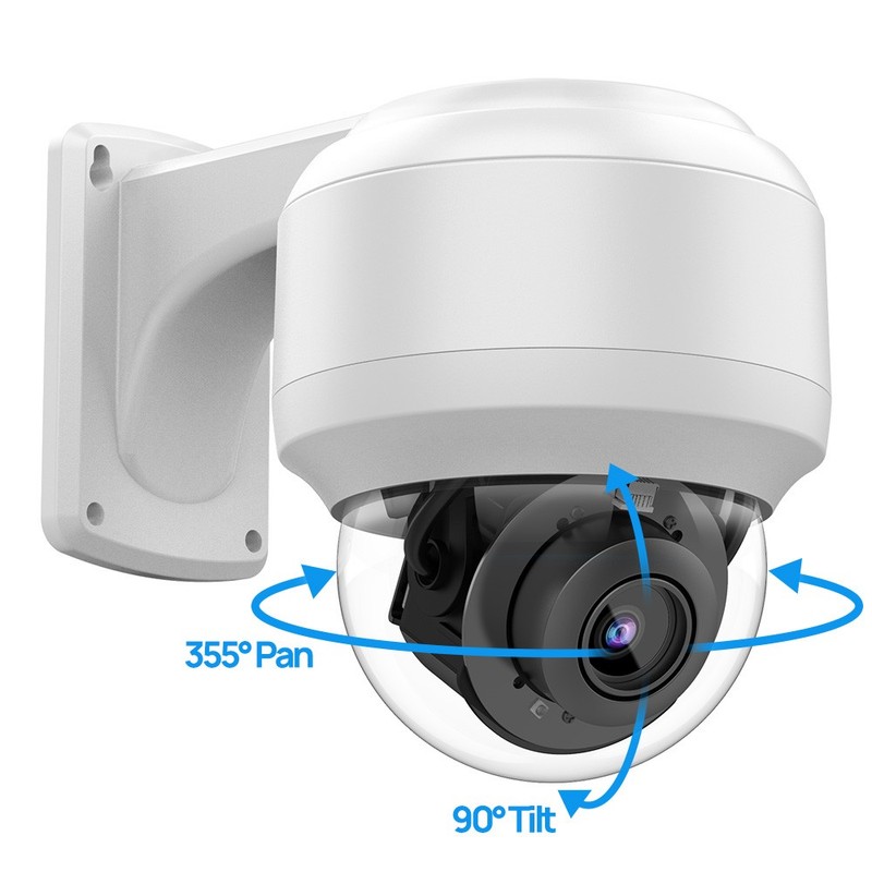 4K 8MP Vikylin Security POE IP PTZ Camera 4X Optical Zoom Outdoor Speed IR PTZ gallery