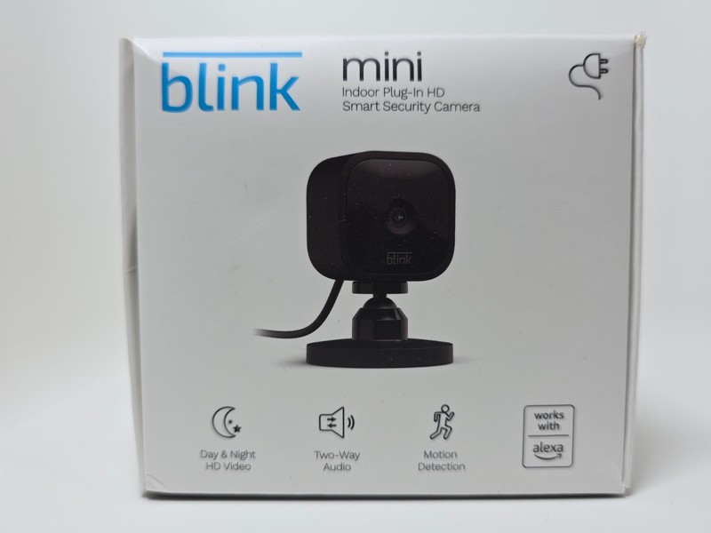 Blink Mini Indoor HD Security Camera – Black – New in Box