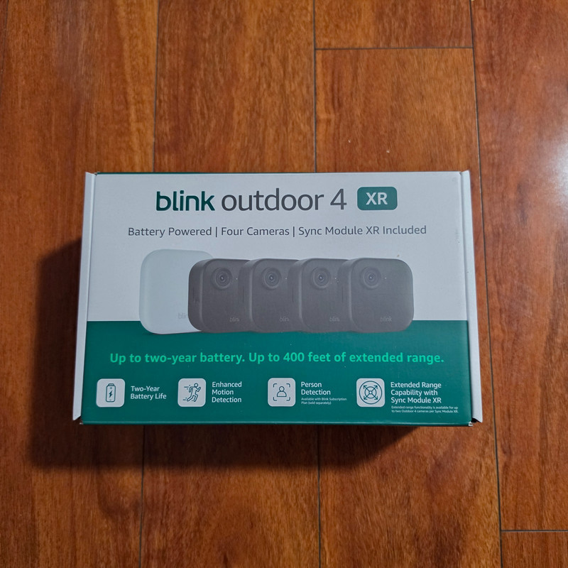 Blink Outdoor 4 XR – 4 Camera System w/Sync Module XR