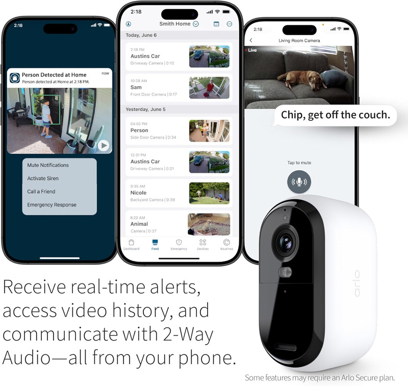 Essential Security Cameras Wireless Outdoor 1080P HD (2Nd Gen, 2023 Release) - B gallery
