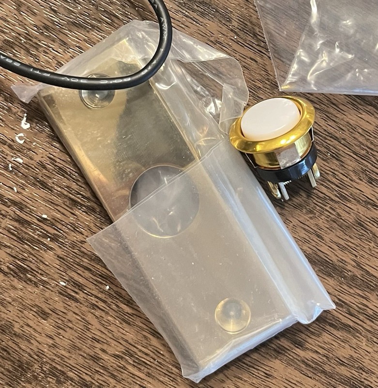 Elan Brass Door Speaker With Color Camera DSC2000B READ DESCRIPTION! gallery