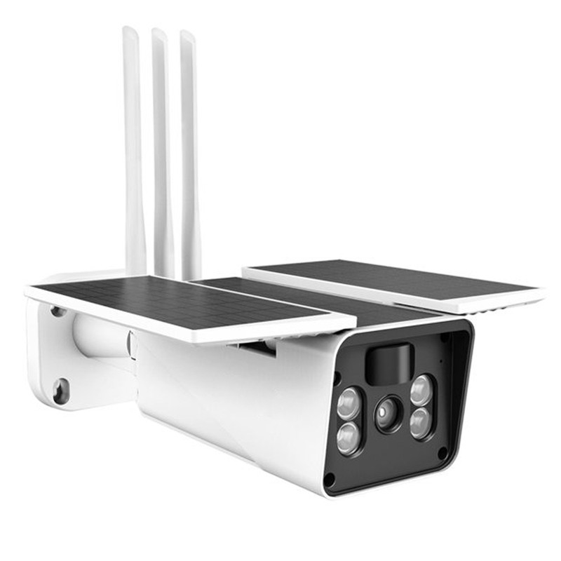 Outdoor Solar Wifi Security Camera 1080P HD Night Vision PIR Motion Detection US gallery