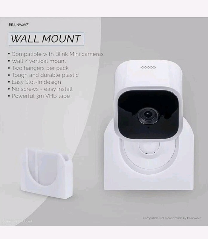 4 pack Wall Mount for Blink Mini Camera No Hassle Holder Strong 3M Tape Bracket gallery