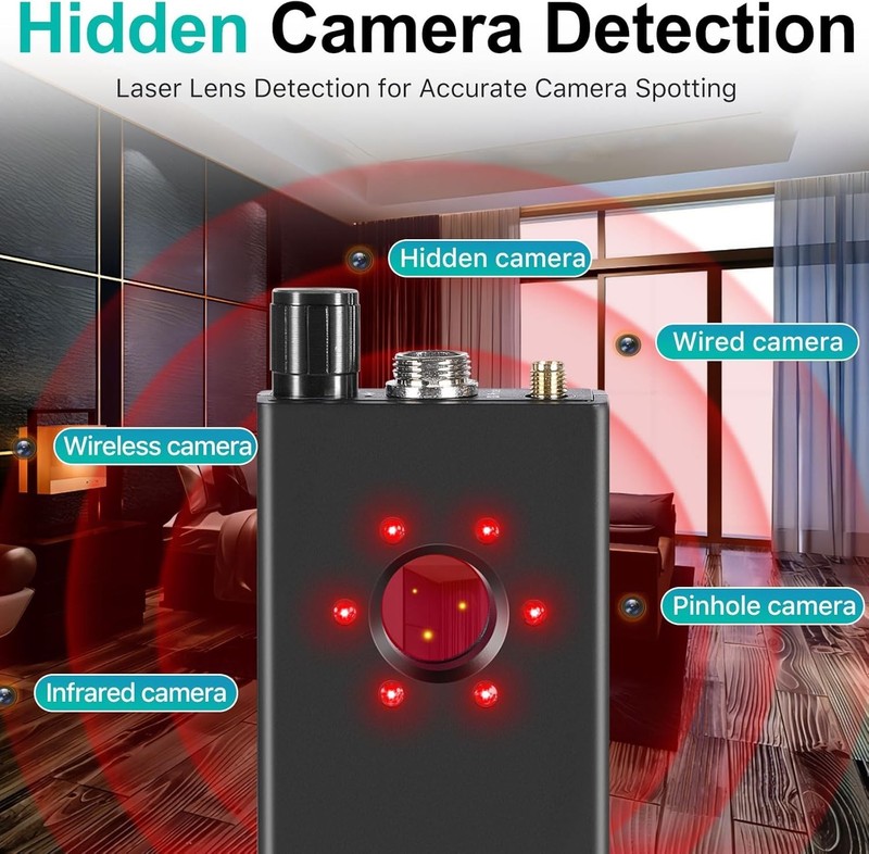 Hidden Camera Detector RF Bug GPS Tracker Detector Replacement gallery