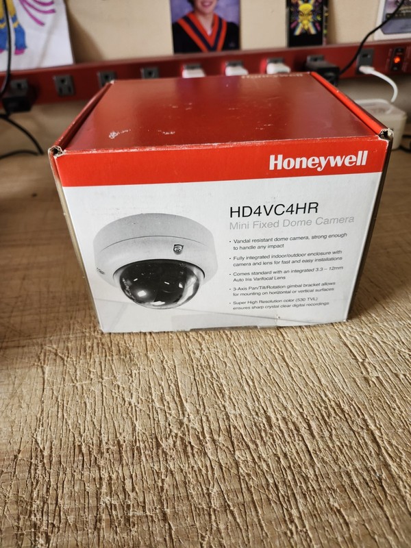 Honeywell HD4VC4HR Mini Fixed Dome Camera New Opened Box