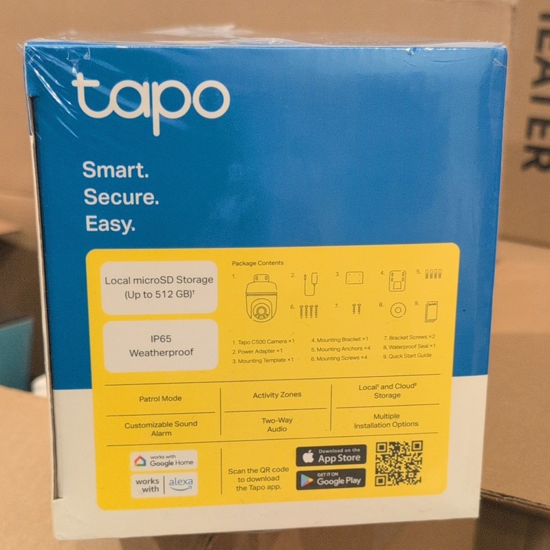 Tapo C500 Outdoor Pan-Tilt Wi-Fi IP Camera 1080p Color Night Vision 2-Way gallery
